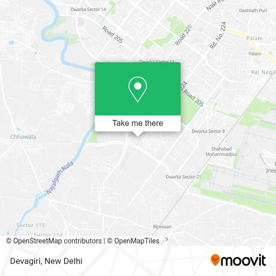 Devagiri map