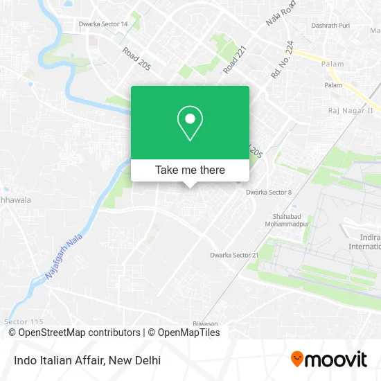 Indo Italian Affair map