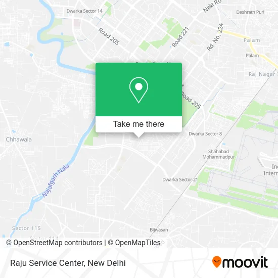 Raju Service Center map