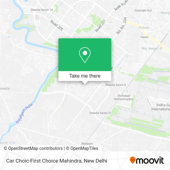 Car Choic-First Choice Mahindra map