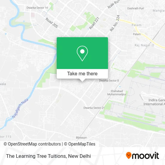 The Learning Tree Tuitions map