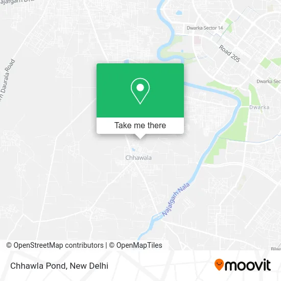 Chhawla Pond map
