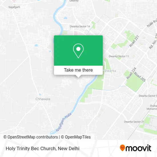 Holy Trinity Bec Church map