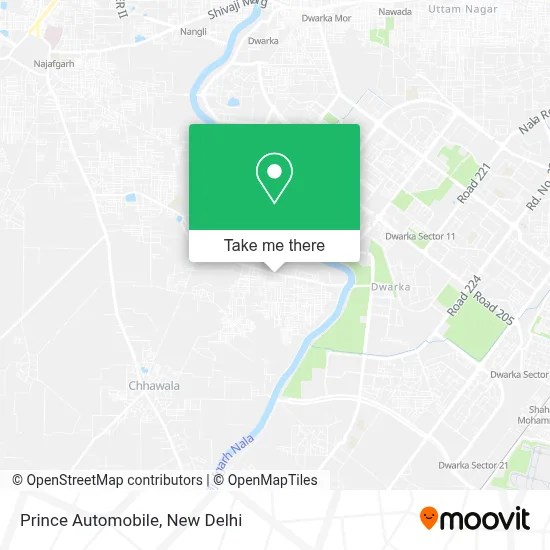 Prince Automobile map