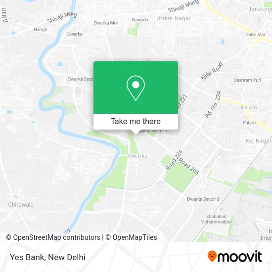 Yes Bank map