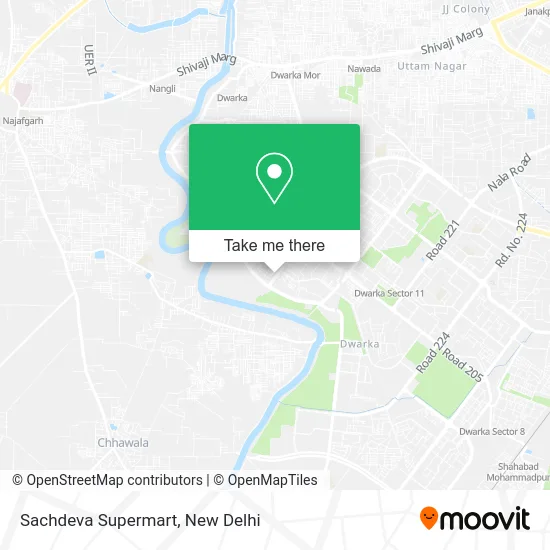 Sachdeva Supermart map