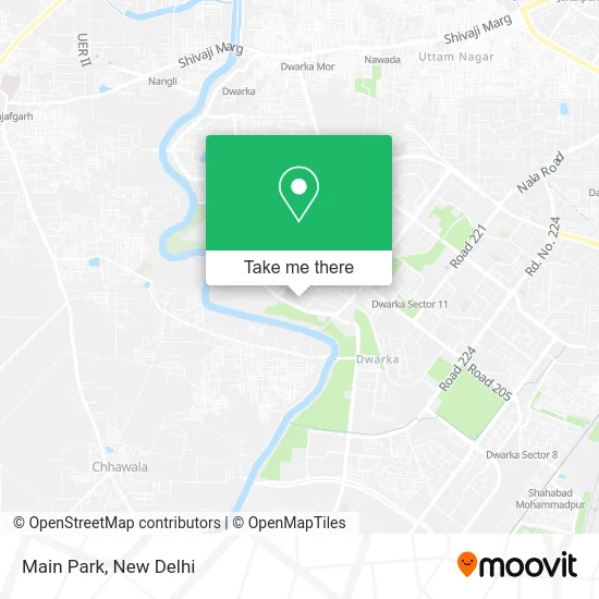 Main Park map