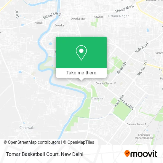 Tomar Basketball Court map