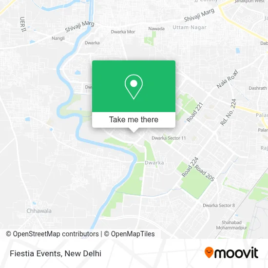 Fiestia Events map