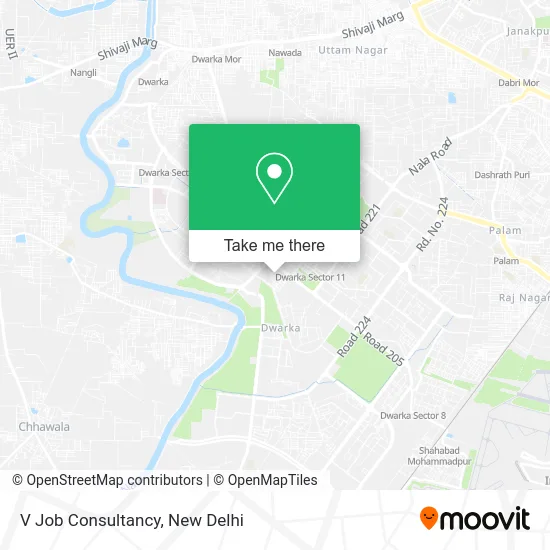 V Job Consultancy map