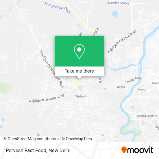 Pervesh Fast Food map