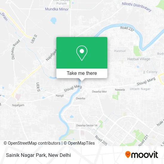 Sainik Nagar Park map