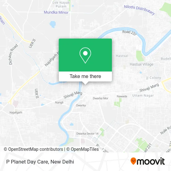 P Planet Day Care map