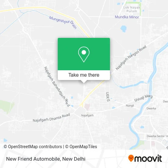 New Friend Automobile map