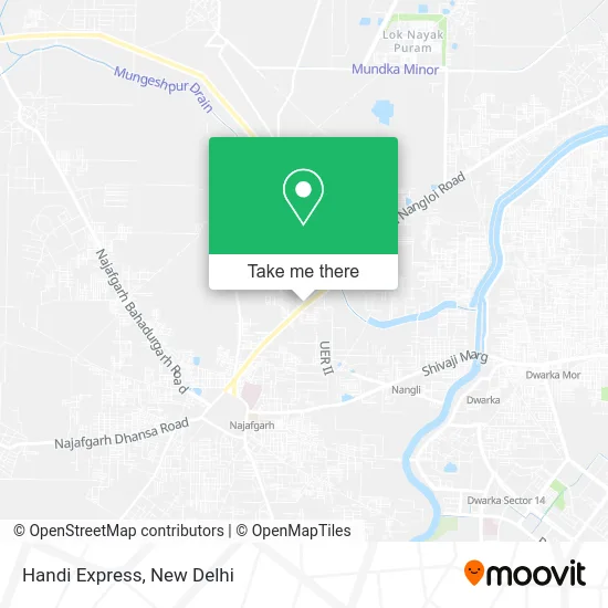 Handi Express map