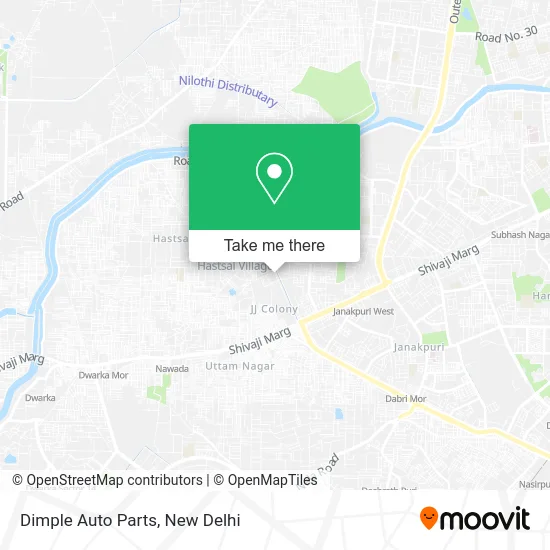 Dimple Auto Parts map