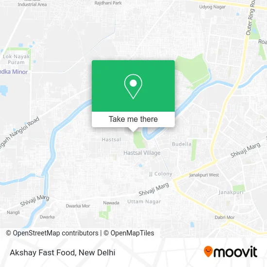 Akshay Fast Food map
