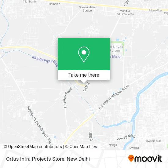 Ortus Infra Projects Store map