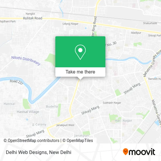 Delhi Web Designs map