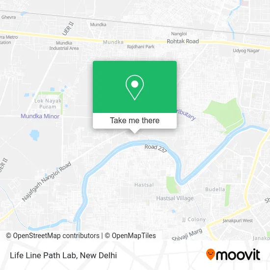 Life Line Path Lab map
