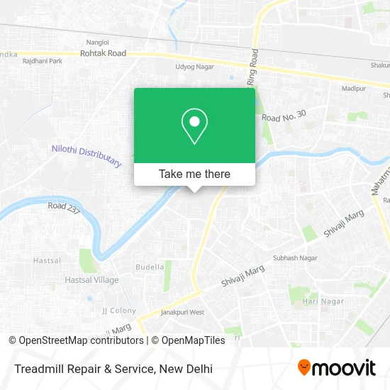 Treadmill Repair & Service map