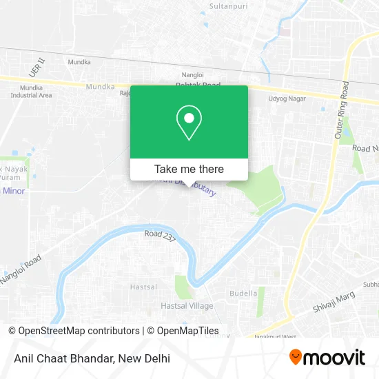 Anil Chaat Bhandar map