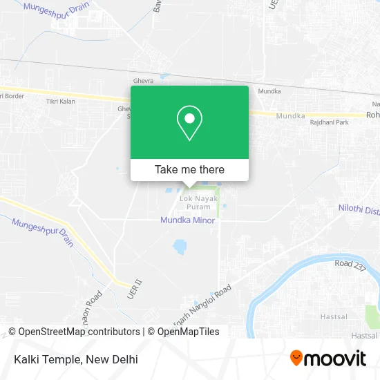 Kalki Temple map