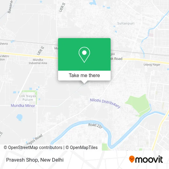 Pravesh Shop map