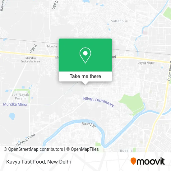 Kavya Fast Food map