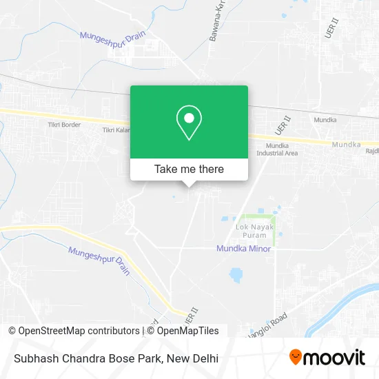 Subhash Chandra Bose Park map