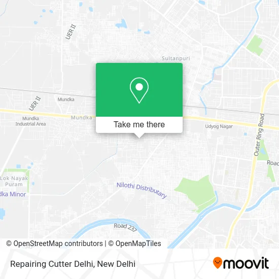 Repairing Cutter Delhi map