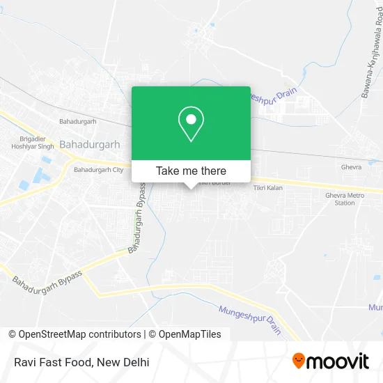 Ravi Fast Food map