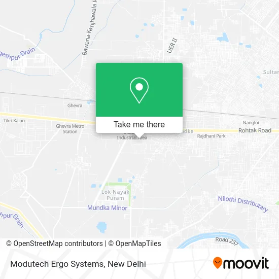 Modutech Ergo Systems map