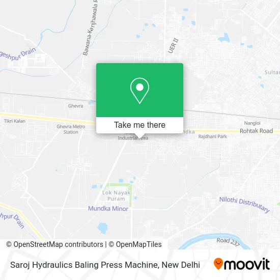 Saroj Hydraulics Baling Press Machine map
