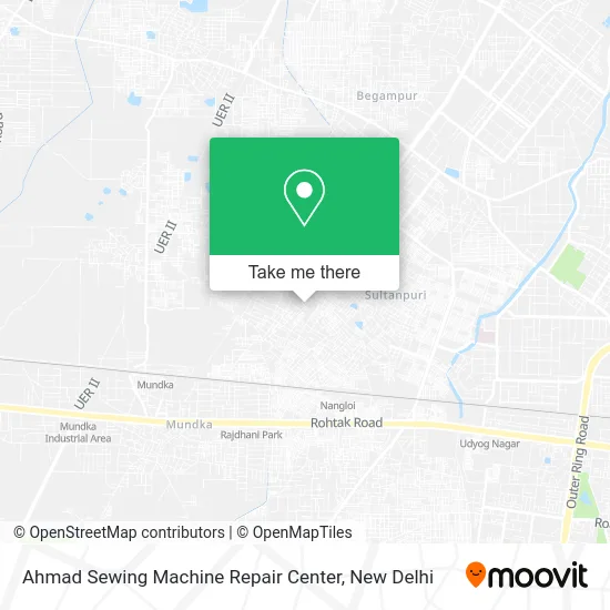Ahmad Sewing Machine Repair Center map