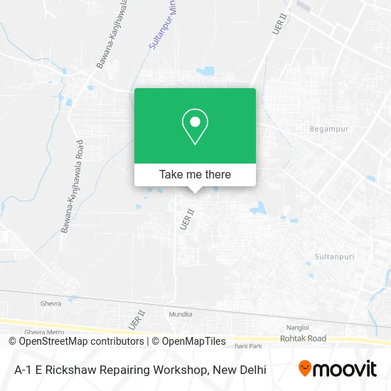 A-1 E Rickshaw Repairing Workshop map