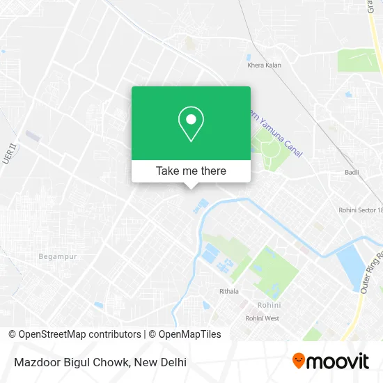 Mazdoor Bigul Chowk map
