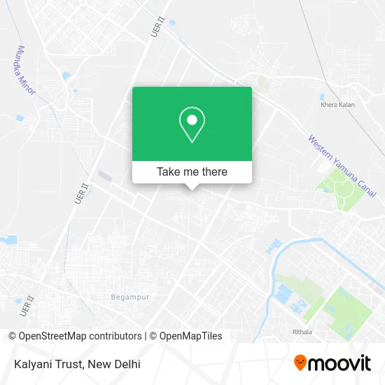Kalyani Trust map