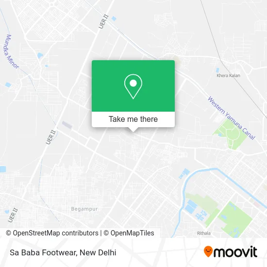 Sa Baba Footwear map