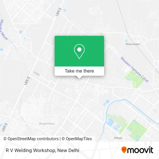 R V Welding Workshop map