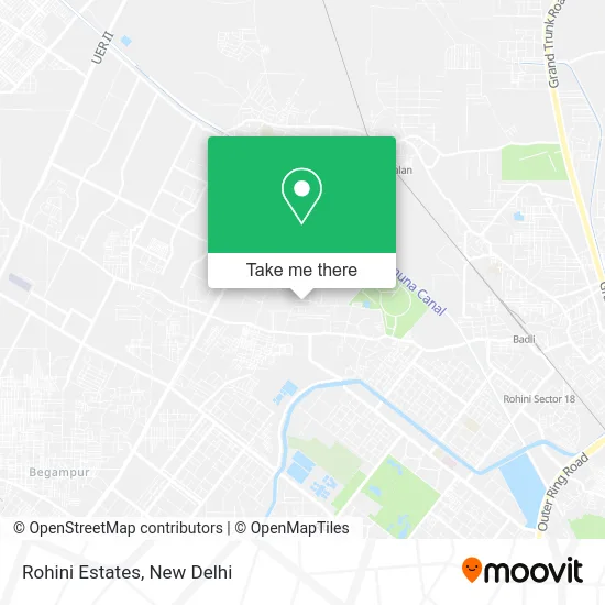 Rohini Estates map