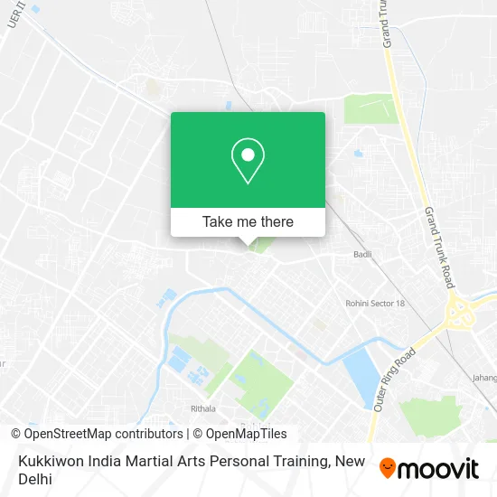 Kukkiwon India Martial Arts Personal Training map