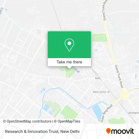 Research & Innovation Trust map