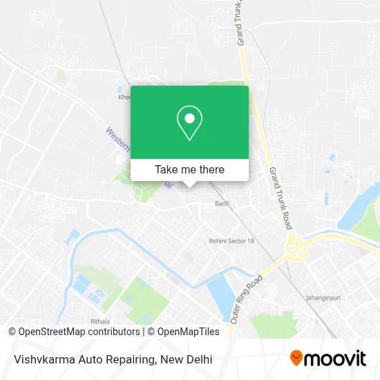 Vishvkarma Auto Repairing map
