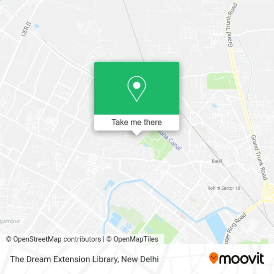 The Dream Extension Library map