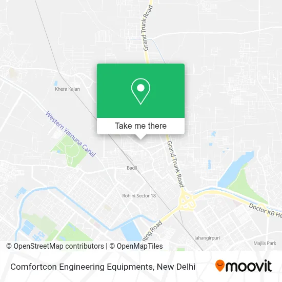 Comfortcon Engineering Equipments map