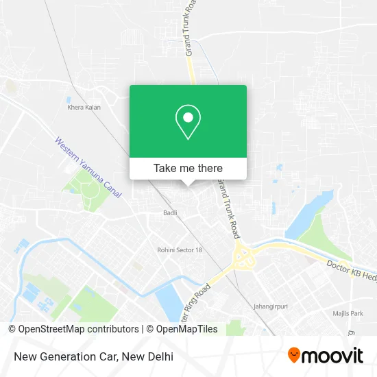 New Generation Car map