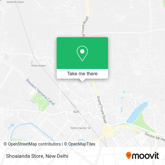 Shoalanda Store map