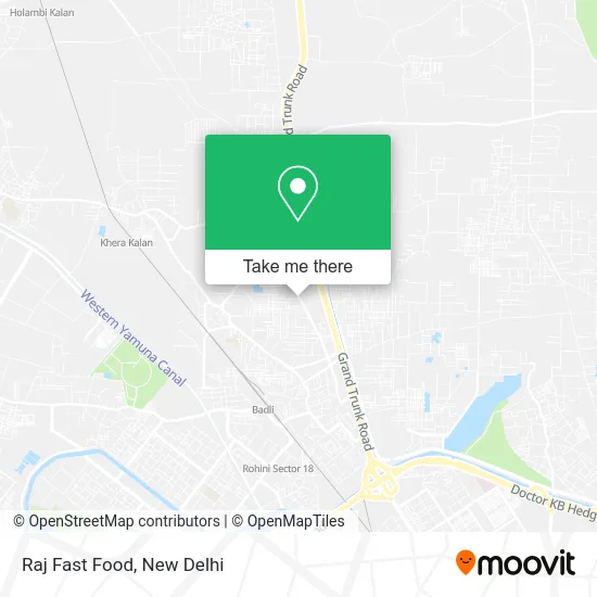 Raj Fast Food map