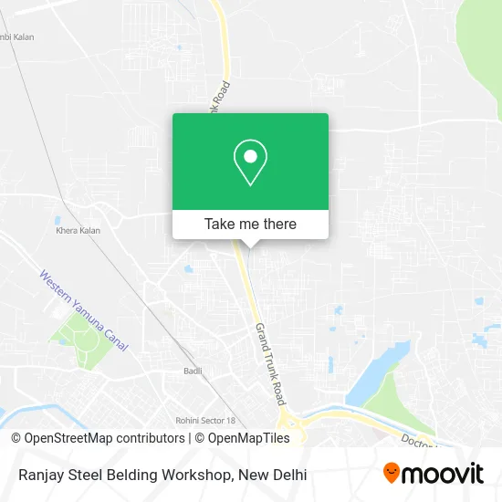 Ranjay Steel Belding Workshop map